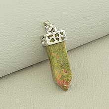 картинка Кулон Яшма 37x10мм от магазина Wolves