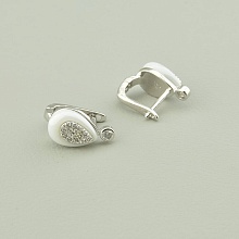 картинка Серьги 'XUPING' Фианит (родий) от магазина Wolves