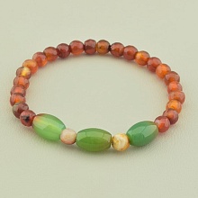 картинка Браслет 'SUNSTONES' Агат 17 см от магазина Wolves