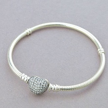 картинка Браслет 'Pandora style' Фианит Серебро(925) 20 см от магазина Wolves