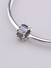 картинка Шарм Фианит 6х10 (родий) от магазина Wolves