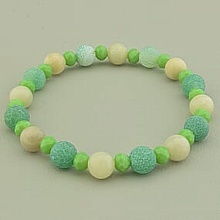 картинка Браслет 'SUNSTONES' Агат Кварц Чешский хрусталь 19 см от магазина Wolves