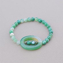 картинка Браслет 'SUNSTONES' Агат 18 см от магазина Wolves