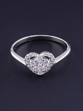 картинка Кольцо 'XUPING' Фианит (родий) от магазина Wolves