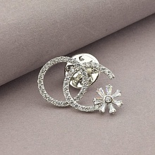 картинка Брошь 'XUPING' Фианит (родий) от магазина Wolves