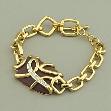 картинка Браслет 'Abella' Фианит 19 см от магазина Wolves