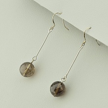 картинка Серьги Раухтопаз от магазина Wolves