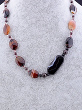 картинка Бусы Агат Сердолик 52 см от магазина Wolves