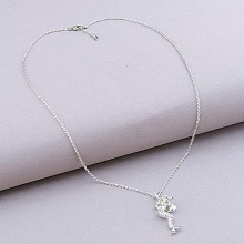 картинка Подвеска 'XUPING' Фианит 44 см (родий) от магазина Wolves