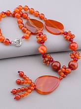 картинка Бусы Сердолик 57 см от магазина Wolves