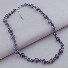 картинка Бусы 'SUNSTONES' Аметист Чешский хрусталь 54 см от магазина Wolves