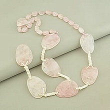 картинка Бусы Розовый кварц 60 см от магазина Wolves