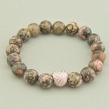 картинка Браслет 'SUNSTONES' Родонит 18 см от магазина Wolves