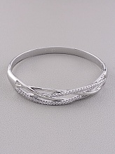 картинка Браслет 'XUPING' Фианит 17 см (родий) от магазина Wolves