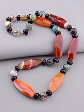 картинка Бусы Сердолик Агат 59 см от магазина Wolves