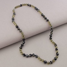 картинка Бусы 'SUNSTONES' Агат Раухтопаз 56 см от магазина Wolves