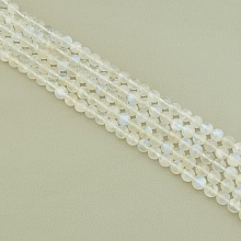 картинка Нитка из Лунного камня, голубая, без замка 39 см 8 мм от магазина Wolves