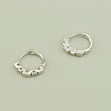 картинка Серьги 'XUPING' Фианит (родий) от магазина Wolves