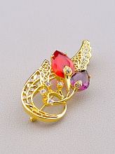 картинка Брошь Фианит Сrystal от магазина Wolves