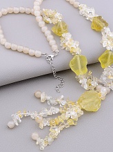 картинка Бусы Цитрин 60 см от магазина Wolves