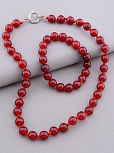 картинка Бусы+Браслет Агат 43 см от магазина Wolves