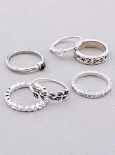 картинка Кольцо 'FJ' Сrystal Бижутерный сплав от магазина Wolves