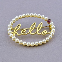 картинка Брошь 'XUPING' Майорка  (позолота 18к (лимонная)) от магазина Wolves