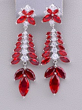 картинка Серьги 'XUPING'  (родий) от магазина Wolves