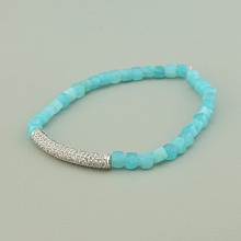 картинка Браслет 'SUNSTONES' Амазонит 18 см от магазина Wolves