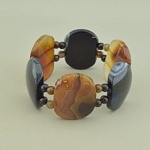 картинка Браслет 'SUNSTONES' Агат 21 см от магазина Wolves