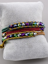 картинка Браслет 'Chan Luu' Чешский хрусталь Шнурок14 1 г от магазина Wolves