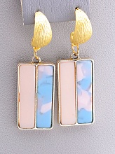 картинка Серьги Эмаль 'FJ' от магазина Wolves