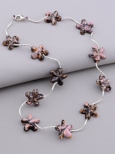 картинка Бусы Родонит 50 см от магазина Wolves