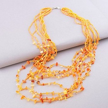 картинка Бусы Сердолик Бисер 57 см от магазина Wolves