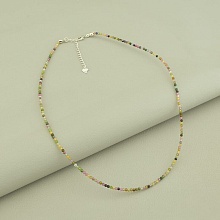 картинка Подвеска 'SUNSTONES' Турмалин Серебро(925) 42 см от магазина Wolves