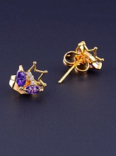 картинка Серьги 'XUPING' Фианит (позолота 18к) от магазина Wolves