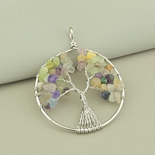 картинка Кулон Флюорит 60x50мм от магазина Wolves