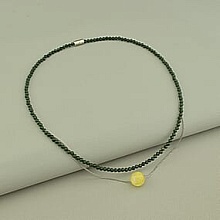 картинка Подвеска 'SUNSTONES' Каирская ночь Цитрин 40 см от магазина Wolves