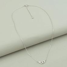 картинка Подвеска 'Saiya' Фианит 41 см (родий) от магазина Wolves