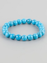 картинка Элитный Браслет Бирюза на резинке от магазина Wolves