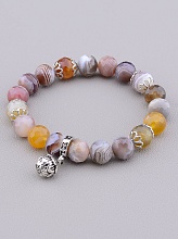 картинка Браслет 'SUNSTONES' Агат 18 см от магазина Wolves