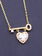 картинка Подвеска 'XUPING' Фианит 44 см (позолота 18к) от магазина Wolves