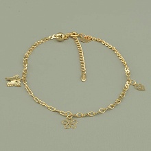 картинка Браслет на ногу 'XUPING' 24 см (позолота 18к) от магазина Wolves