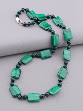 картинка Бусы Малахит 46 см от магазина Wolves