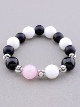 картинка Браслет 'SUNSTONES' Каирская ночь Шунгит Агат 18 см от магазина Wolves