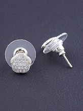 картинка Серьги 'Big Dipper' Фианит (родий) от магазина Wolves