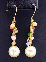 картинка Серьги 'Hand Made' Майорка Бижутерный сплав6 4 г от магазина Wolves