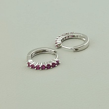 картинка Серьги Фианит 'XUPING' (родий) от магазина Wolves