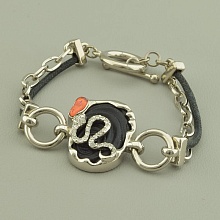 картинка Браслет 'Abella' Фианит 19 см от магазина Wolves