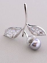 картинка Брошь Майорка Фианит (родий) от магазина Wolves